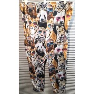 Secret Treasures‎ Pajama Pants Plus Size 2X XX Lions Tigers Bears Sloths Animal
